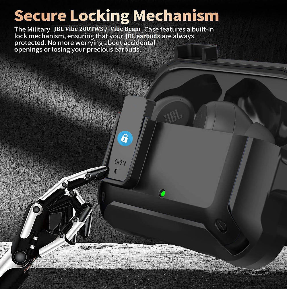 OTOPO JBL Vibe 200TWS case shield against drops with rugged TPU.