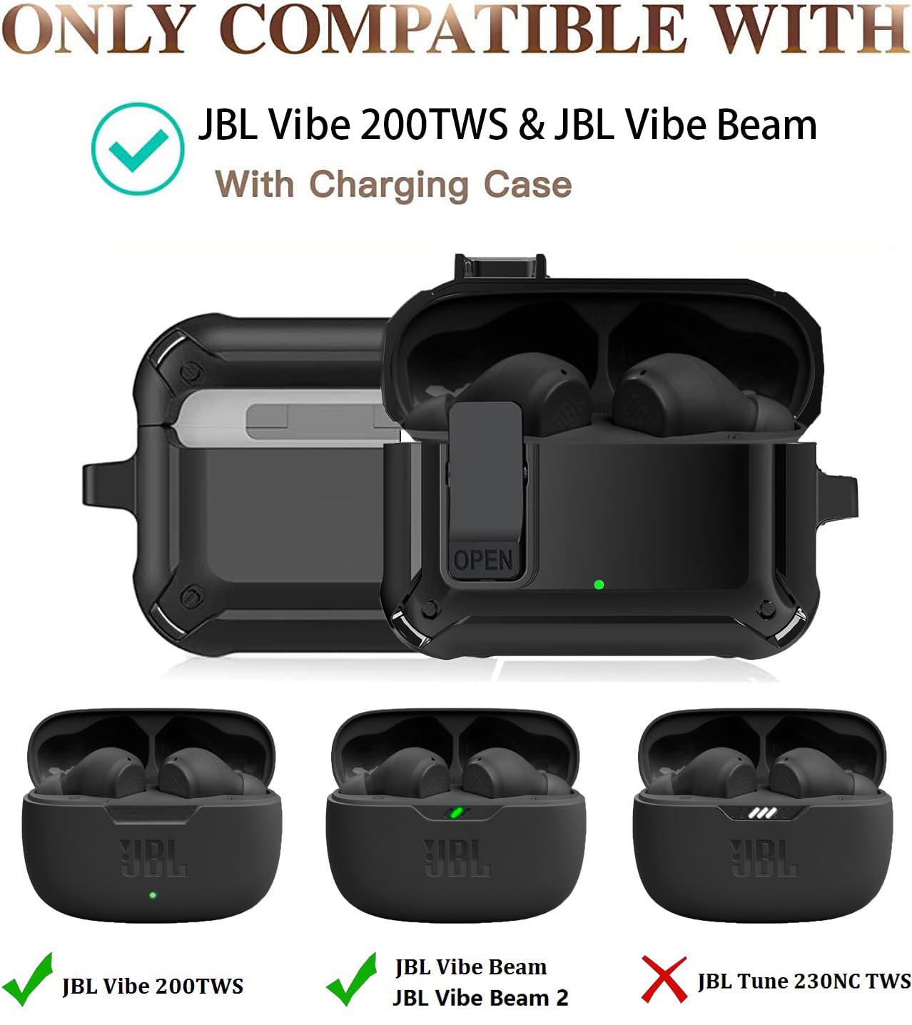 OTOPO JBL Vibe Beam 2 cleaning kit included for easy maintenance.