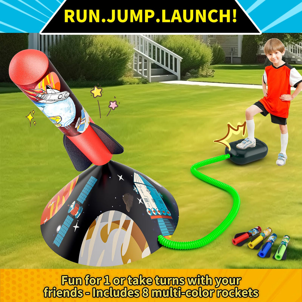 Otoseth launch hose connected for easy, safe outdoor launches.