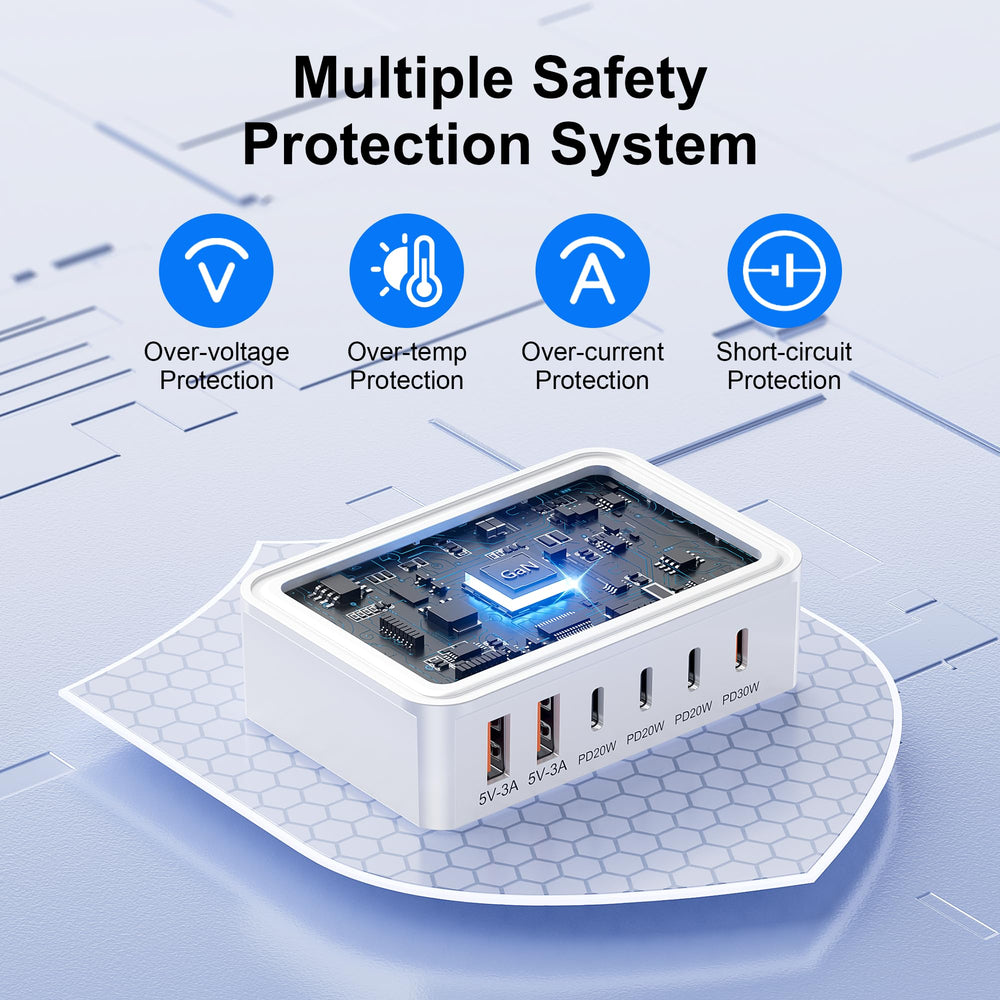 Otovoda USB-C charger block at home office, neat and space-saving