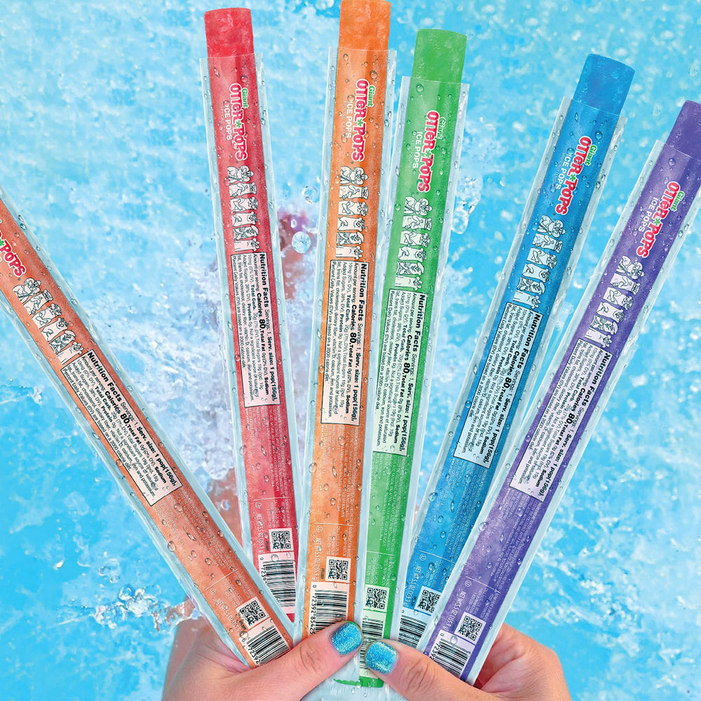 Otter Pops 27-count giant ice pops keep the freezer stocked for gatherings.