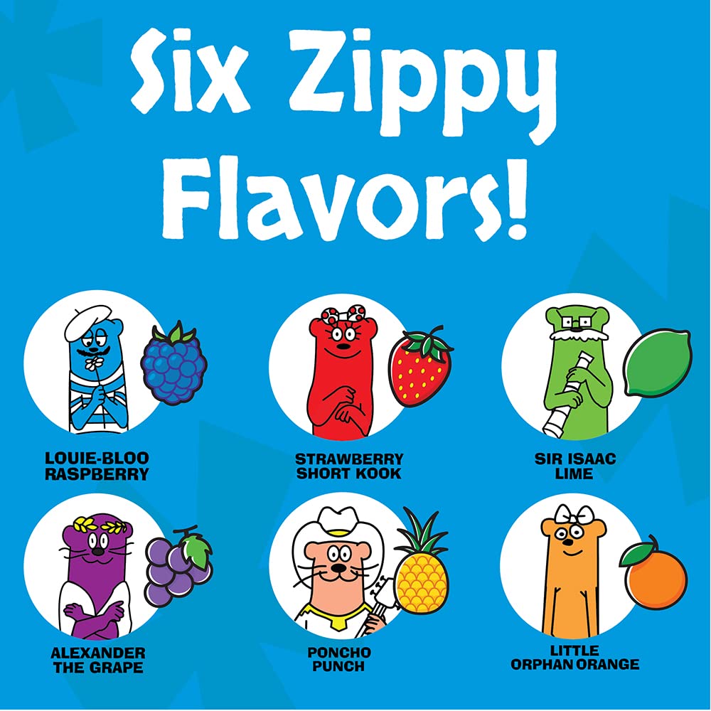 Otter Pops fat-free ice pops, a lighter frozen treat option for families.