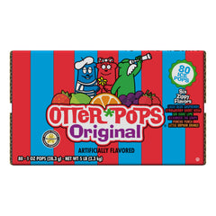 Otter Pops flavor close-up showing colorful sticks for kid-friendly snacking on hot days