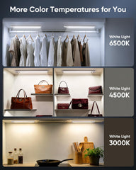 OTWKAY dimmable under-cabinet light adjustable brightness for tasks.