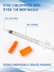 otwooi 1ml syringe cap 31G 5/16 inch 8mm: accurate dosing for hobbyist mixing
