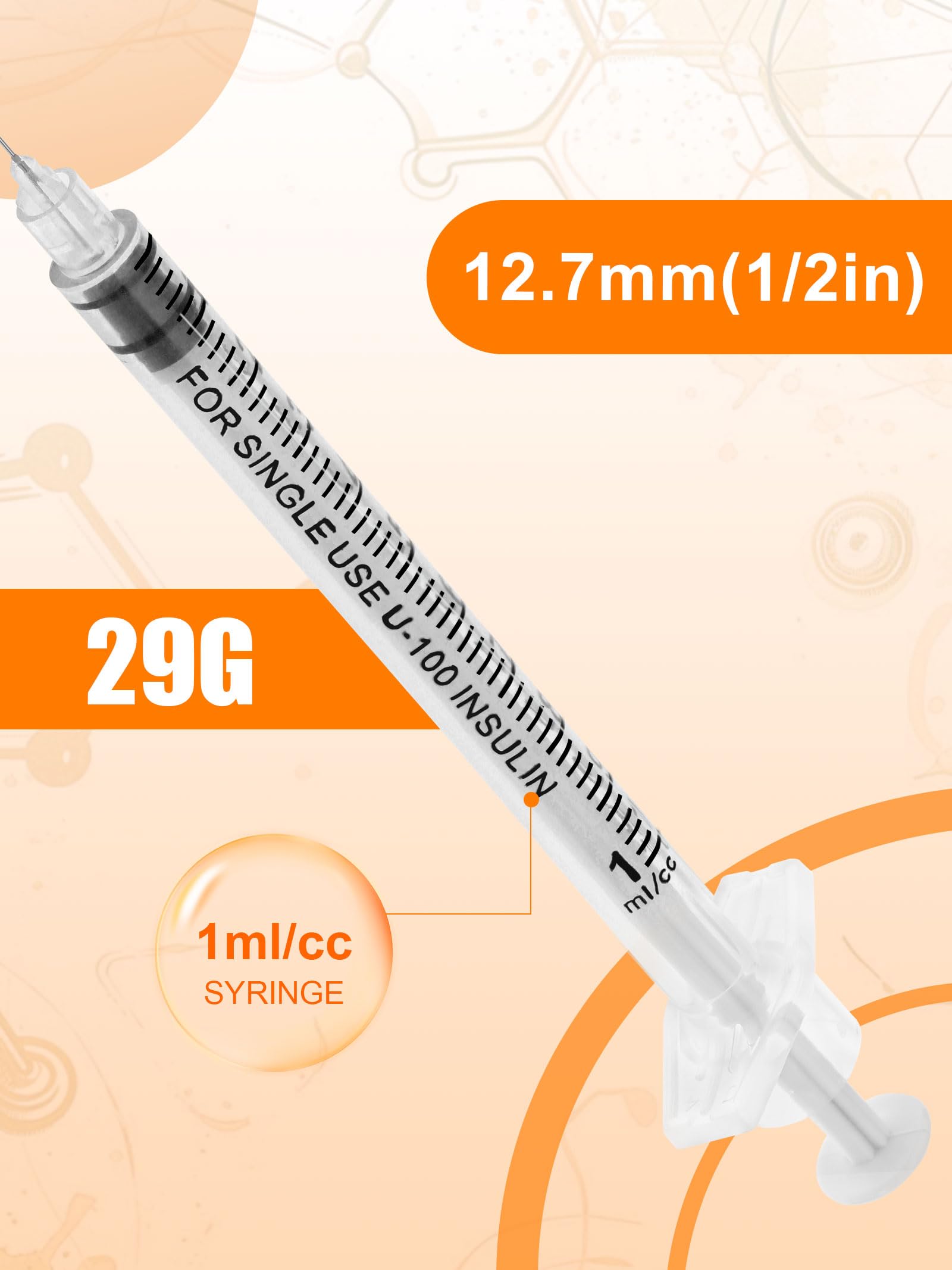 otwooi 1ml syringe individually packaged for ready access in labs