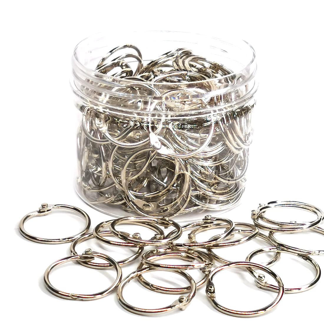 Otylzto binder rings 1 inch packaged container for easy organization.