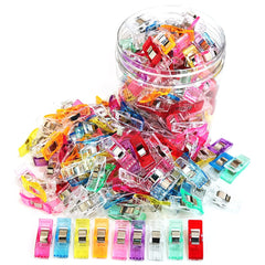 Otylzto sewing clips in transparent material for precise fabric alignment.