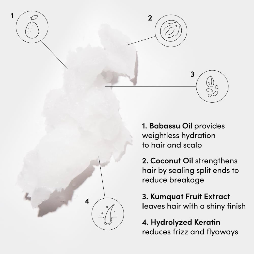 OUAI coconut oil and babassu blend for deep hydration