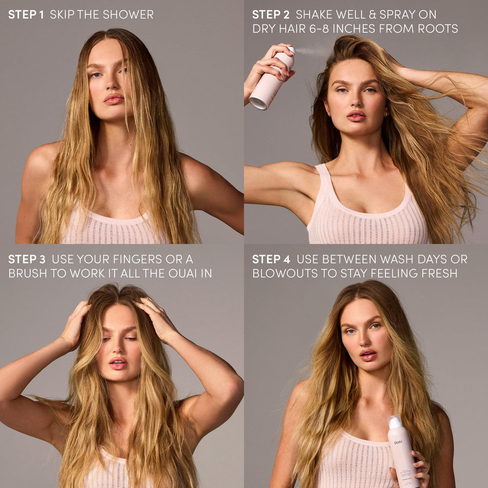 Before and after look with lifted roots and reduced oil