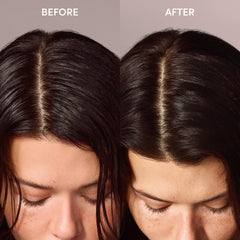 Application on dry hair demonstrates oil absorption and texture lift