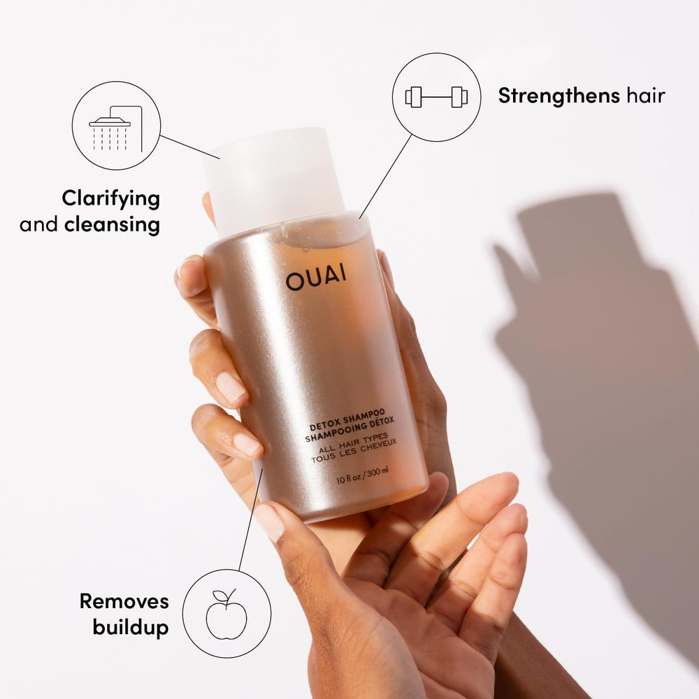 OUAI travel kit packaging box: sleek, travel-ready presentation for easy packing.