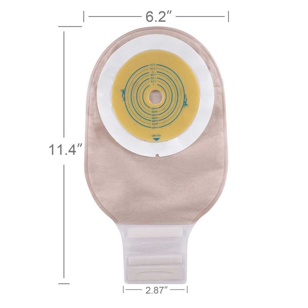 OUCHAN Carbou ostomy measure card included for size fitting.