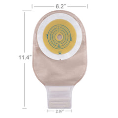 OUCHAN Carbou ostomy measure card included for size fitting.