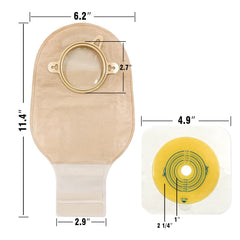 OUCHAN Carbou buckle ring aids easy pouch attachment