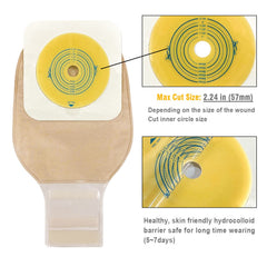 OUCHAN Carbou drainable bags with 57mm cut-to-fit sizing