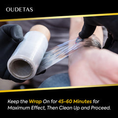 Oudetas Numbing Cream enriched with Arnica and Emu Oil nourishes skin.