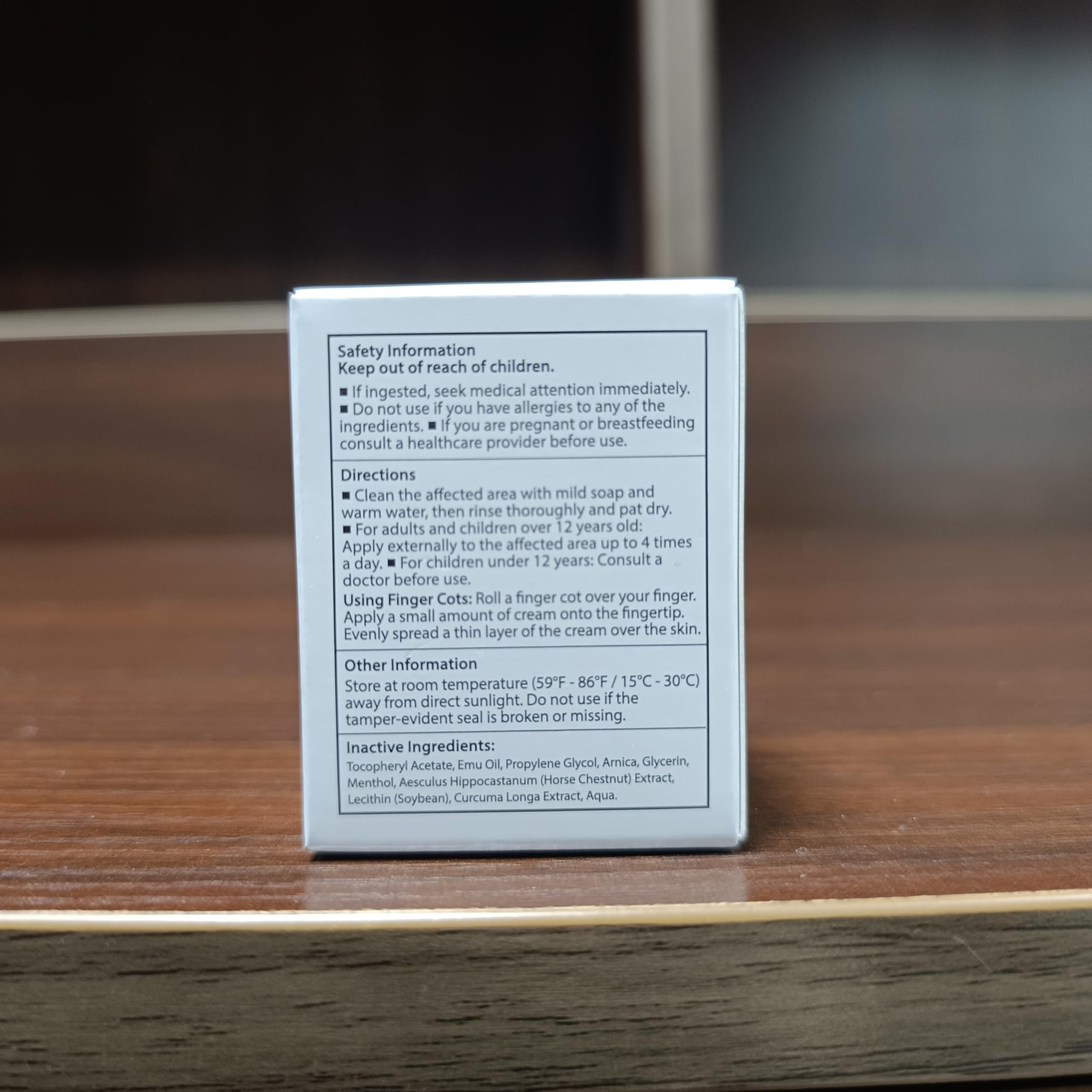 Oudetas Numbing Cream fragrance-free formula ideal for sensitive skin.