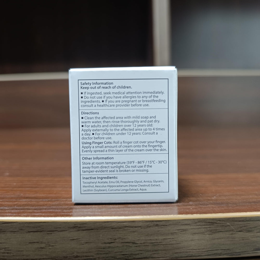 Oudetas Numbing Cream fragrance-free formula ideal for sensitive skin.
