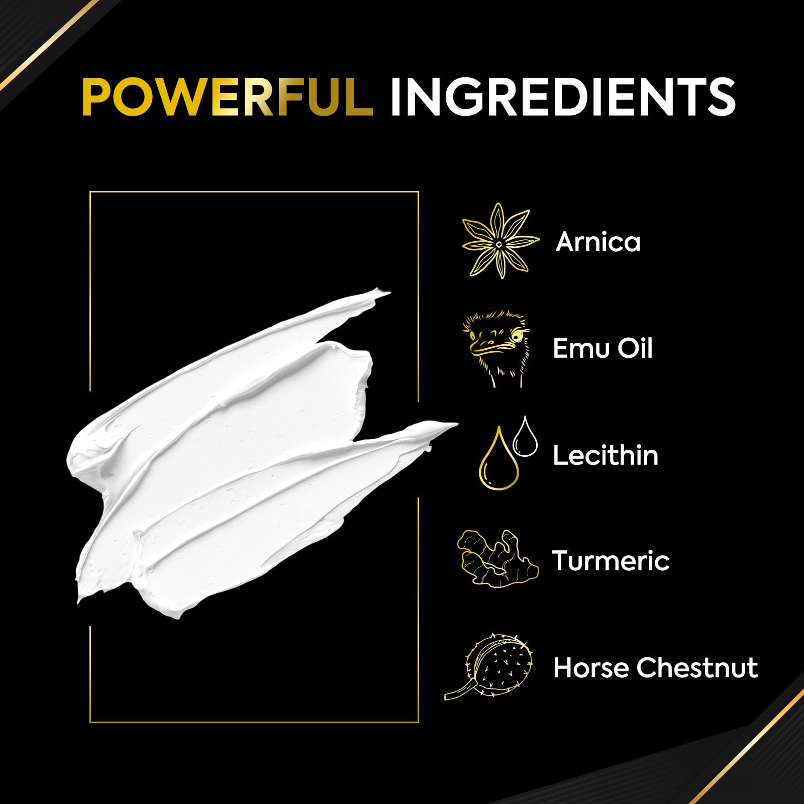 Oudetas Numbing Cream texture demonstrating light, fast-absorbing formula.