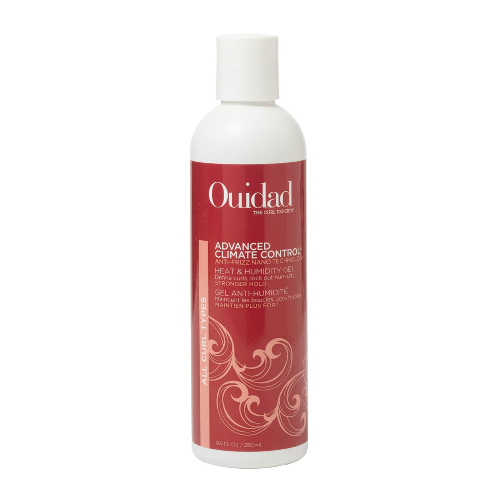 Ouidad Advanced Climate Control gel travel-size bottle for defined curls and on-the-go frizz control