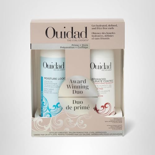 Ouidad professional curly care collection showing diverse curl patterns