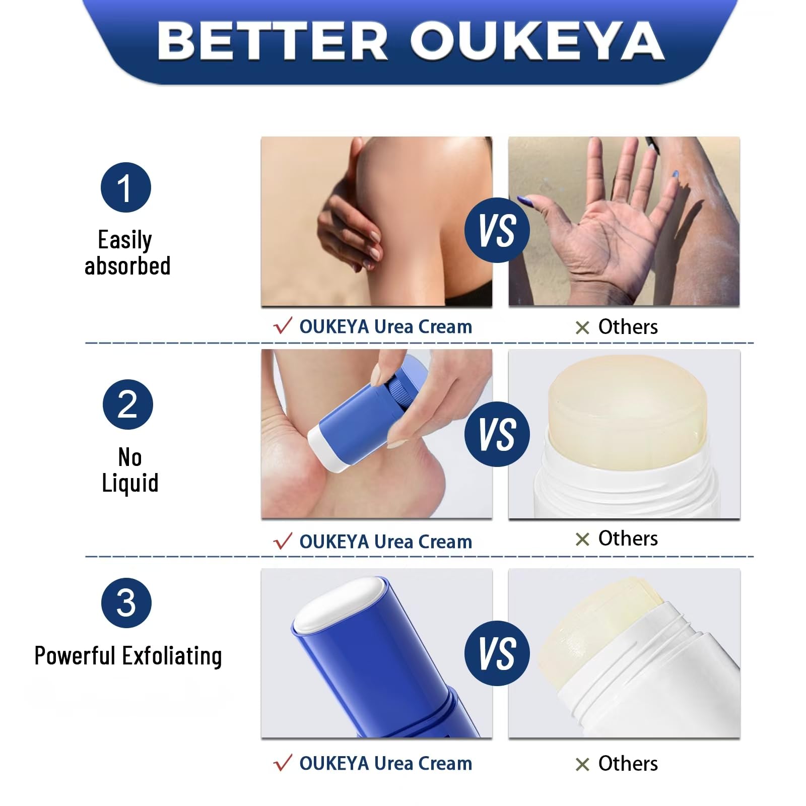 OUKEYA Non-greasy absorption leaves skin hydrated without residue.