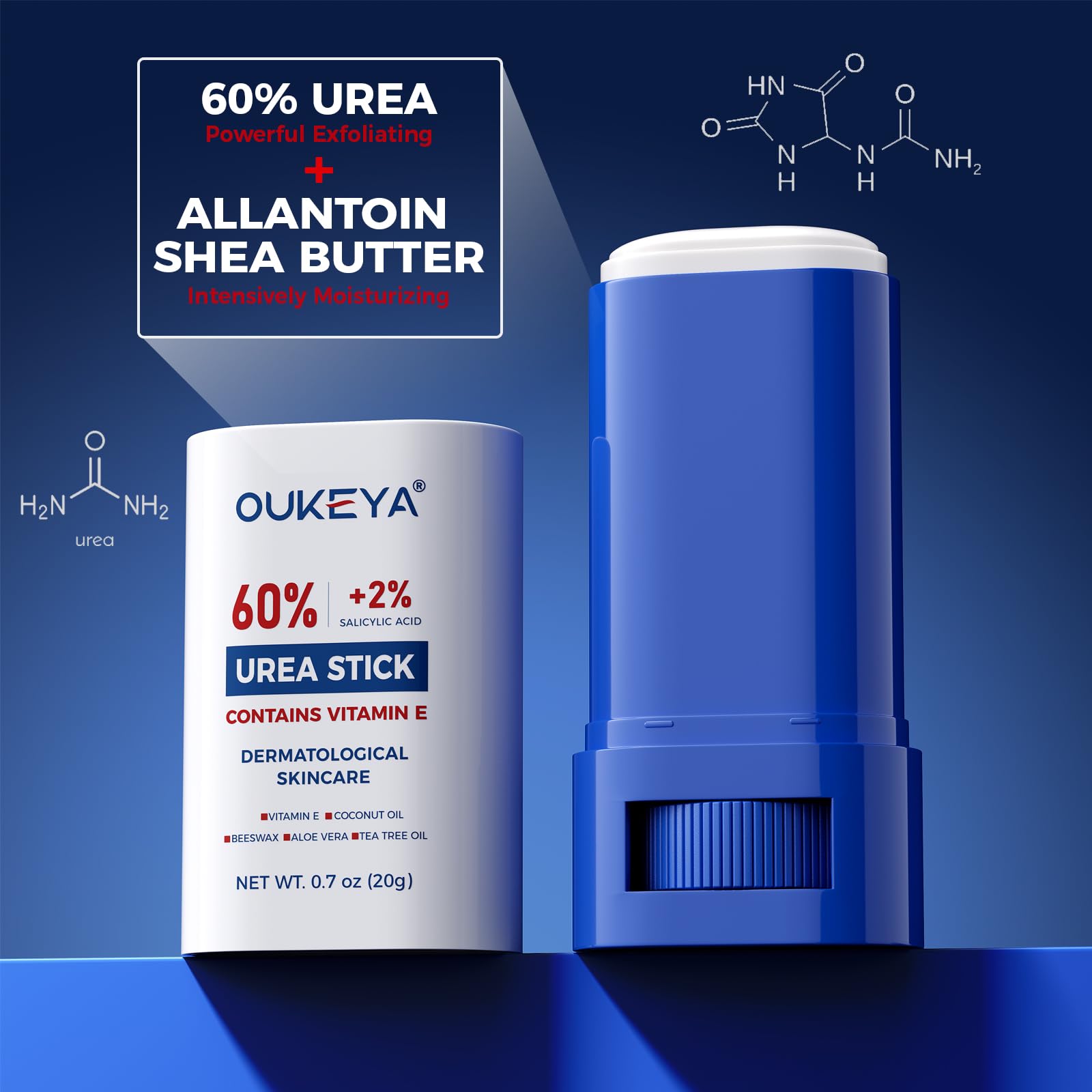 OUKEYA Portable stick fits in a bag for quick moisturizing.