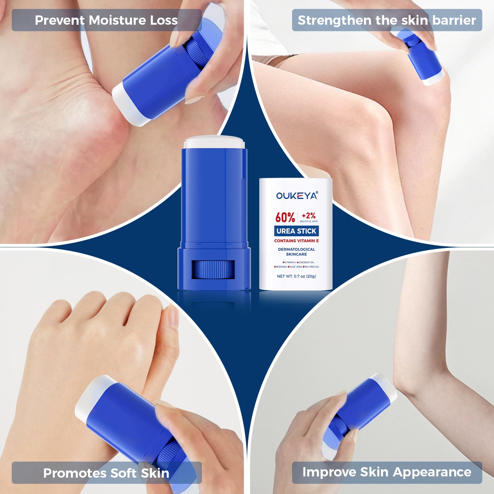 OUKEYA 0.7oz packaging is travel-friendly and convenient.