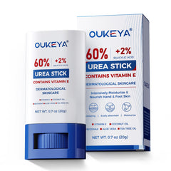 OUKEYA Urea Cream Stick 60% close-up showing smooth, fast-absorbing hydration.