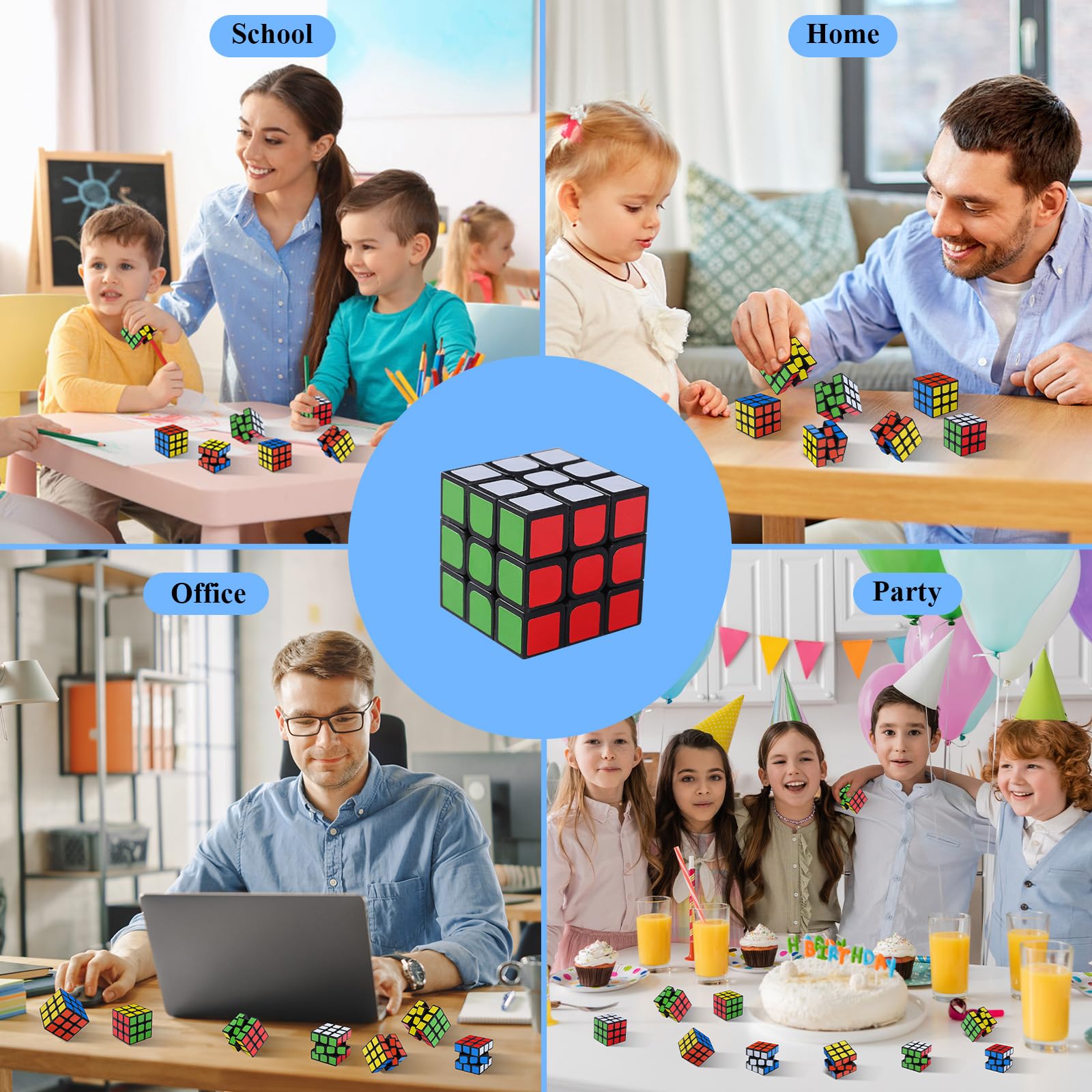 Oulores party favor mini cube puzzle pack adds fun to events