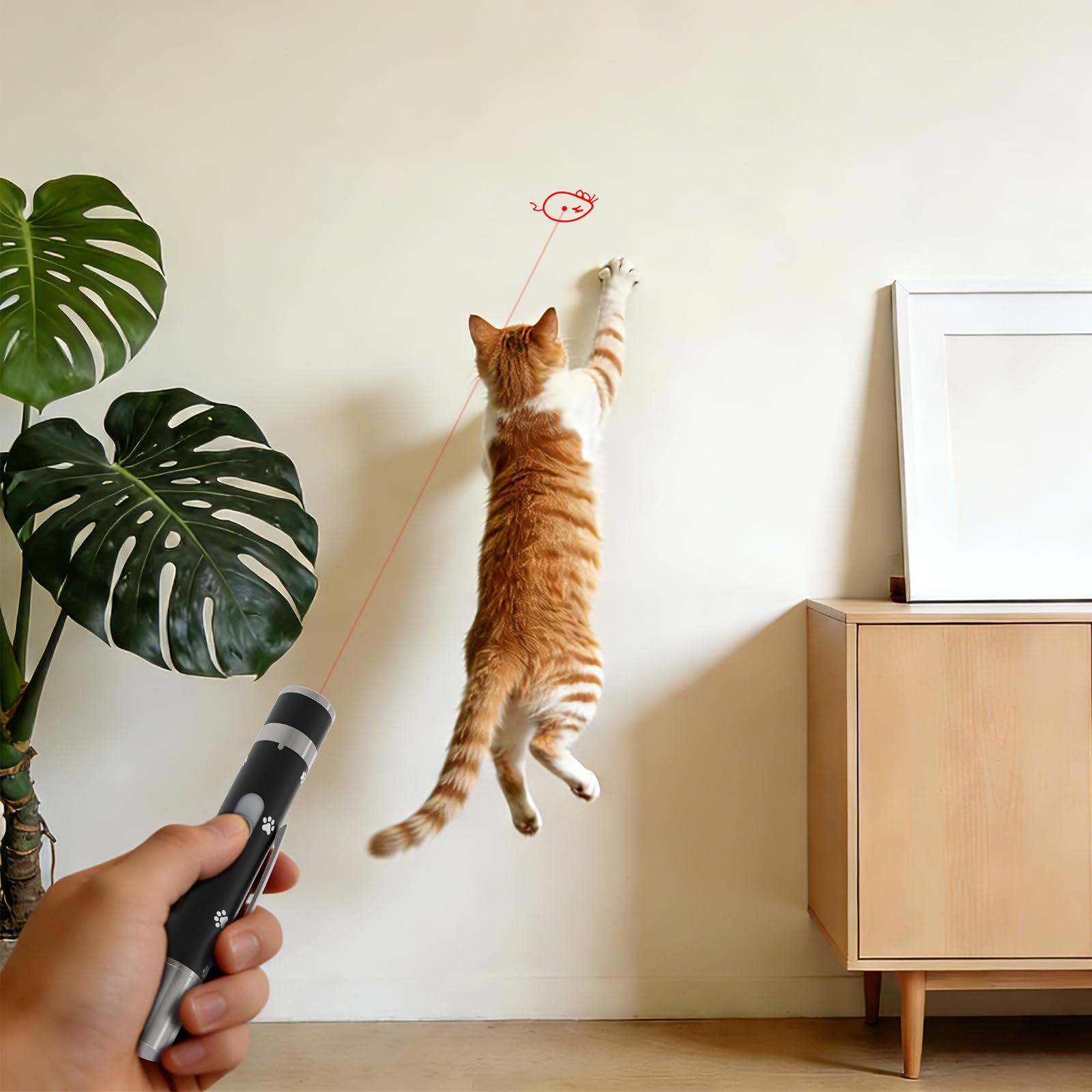 OUMSIS UMSIS cat toy indoor chase action for exercise