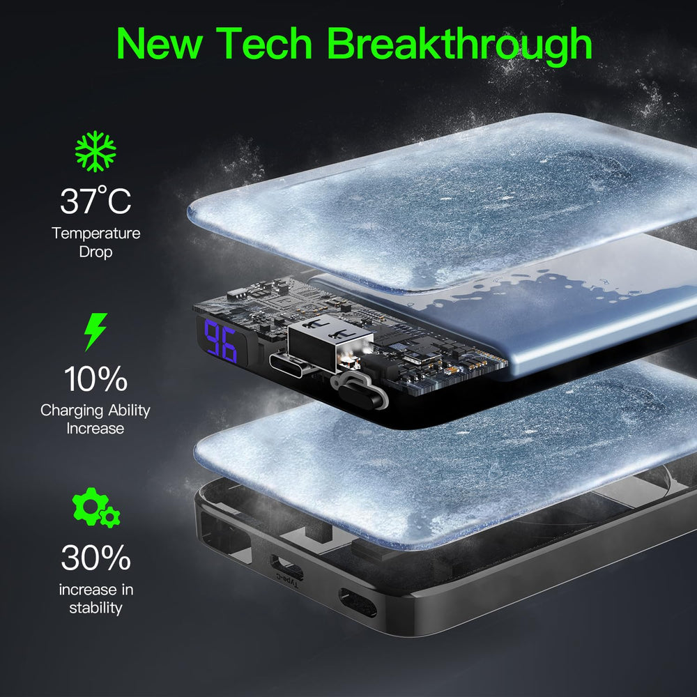 Ouotoo dual charging with wireless and USB-C for two devices