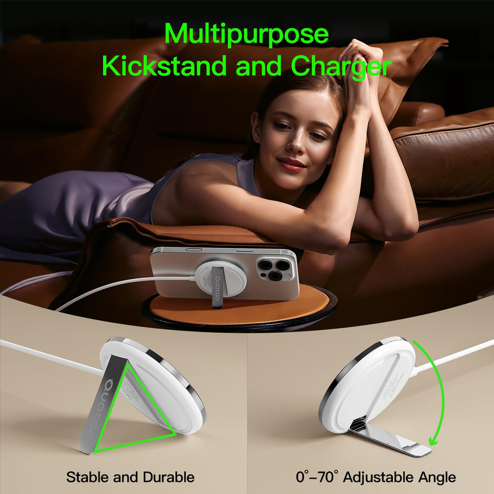Ouotoo travel-ready setup for multiple devices on the go