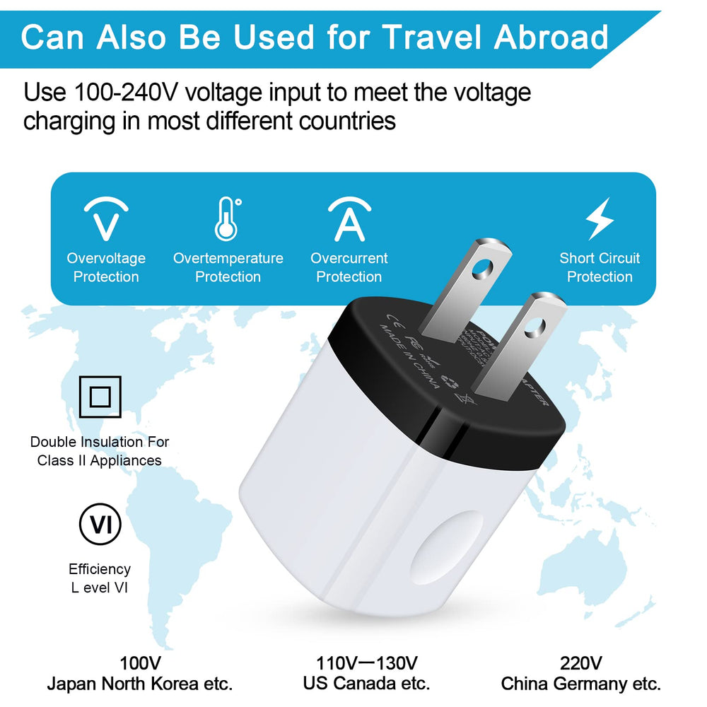 Ououdee blue charging cube, lightweight option for home or travel.
