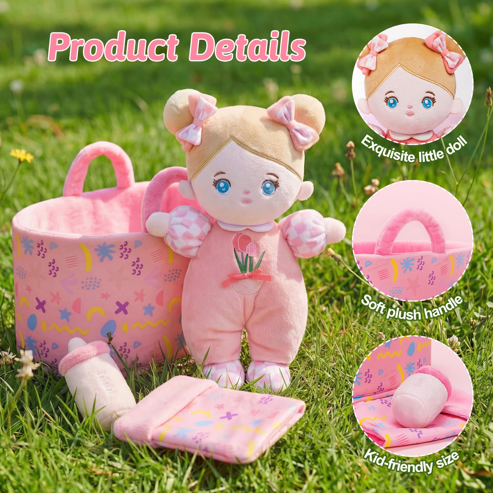 OUOZZZ doll with crying expression encourages nurturing responses.
