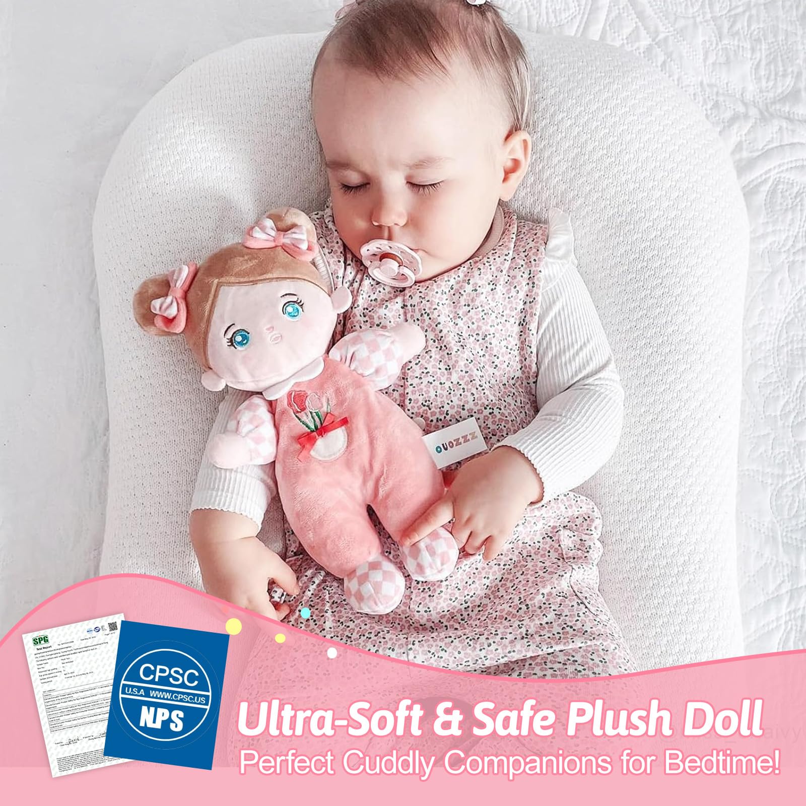 OUOZZZ rocking bassinet setup invites soothing routines.