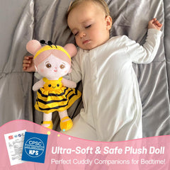 OUOZZZ roleplay-friendly doll supports pretend feeding and storytelling moments.