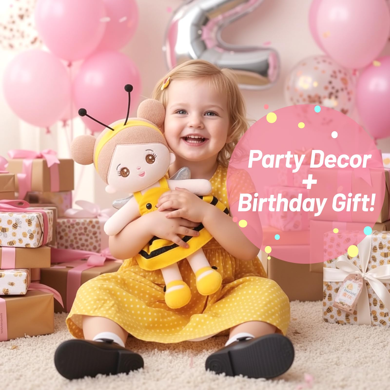 OUOZZZ safe fabric, machine washable doll designed for sensitive skin.