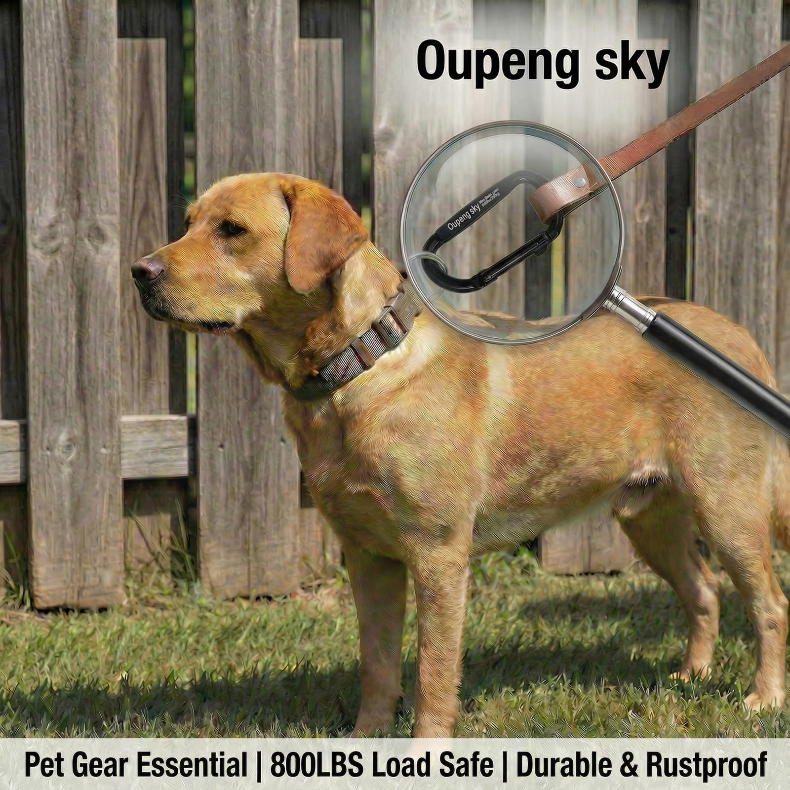Oupeng Sky nonlocking carabiner clip ideal for keychains.