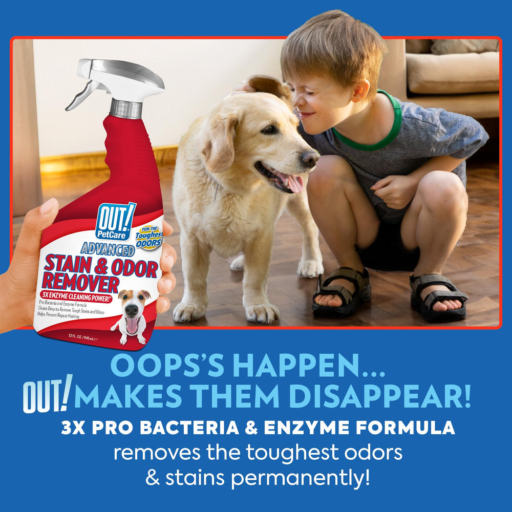 OUT! PetCare bedding cleaner spray maintains a fresh sleep space