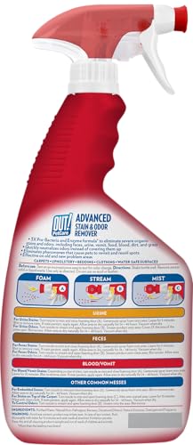 OUT! PetCare enzymatic cleaner targets urine odors for fresher carpets