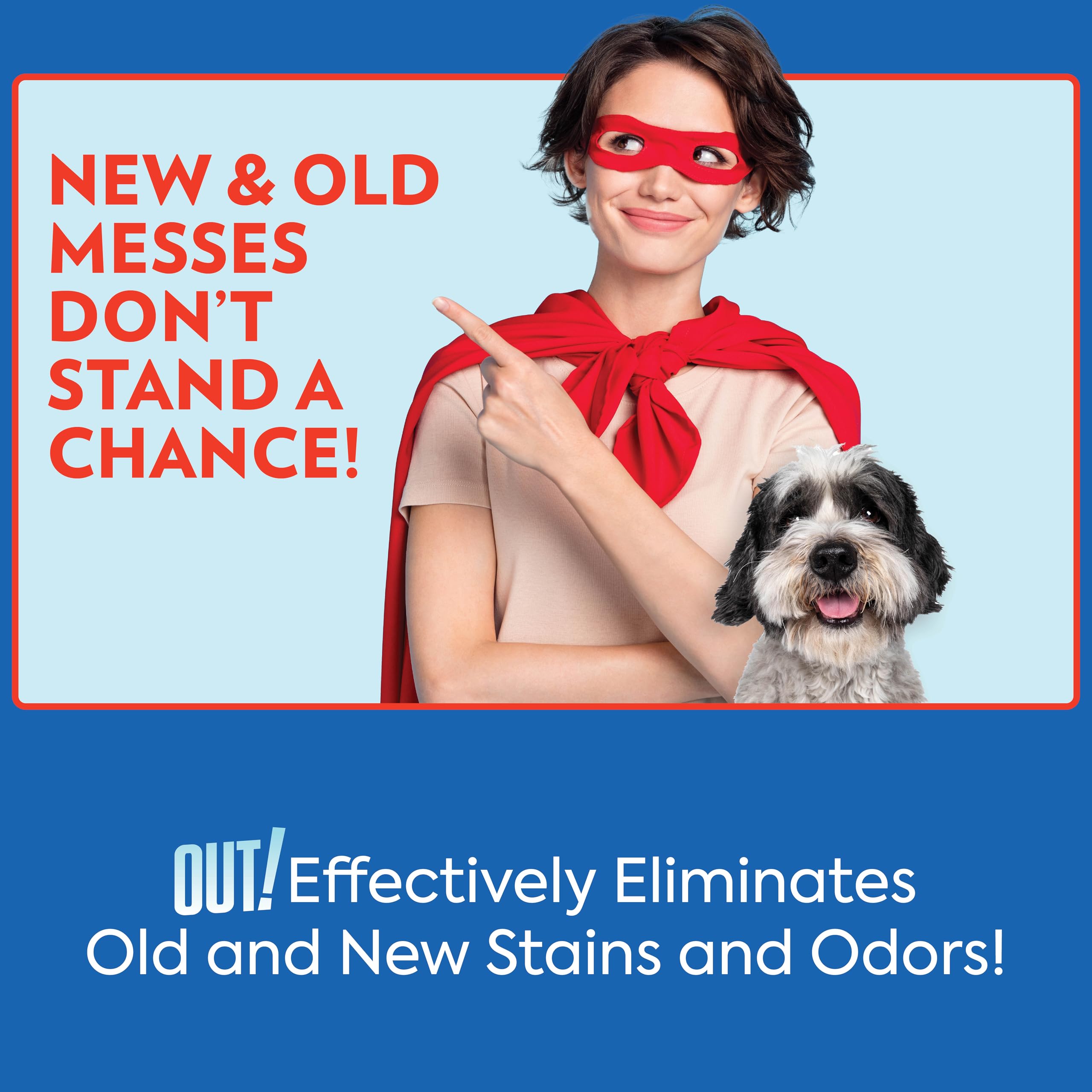 OUT! PetCare pee odor remover spray helps with dog urine odors