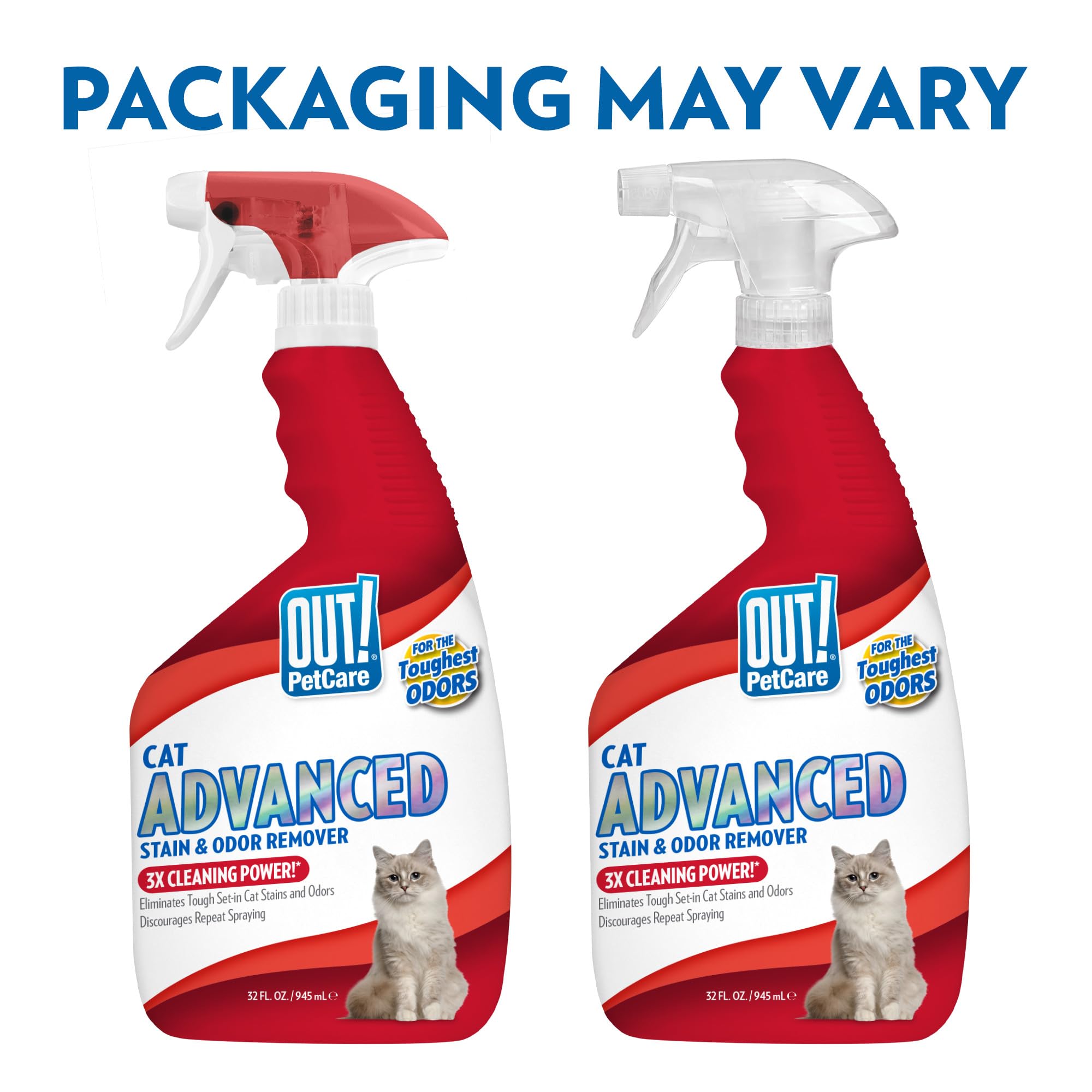 OUT! PetCare safe for homes with pets and families, versatile cleaner
