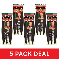 Outre X-Pression Braid 42 side-pack view emphasizes lightweight feel for comfort
