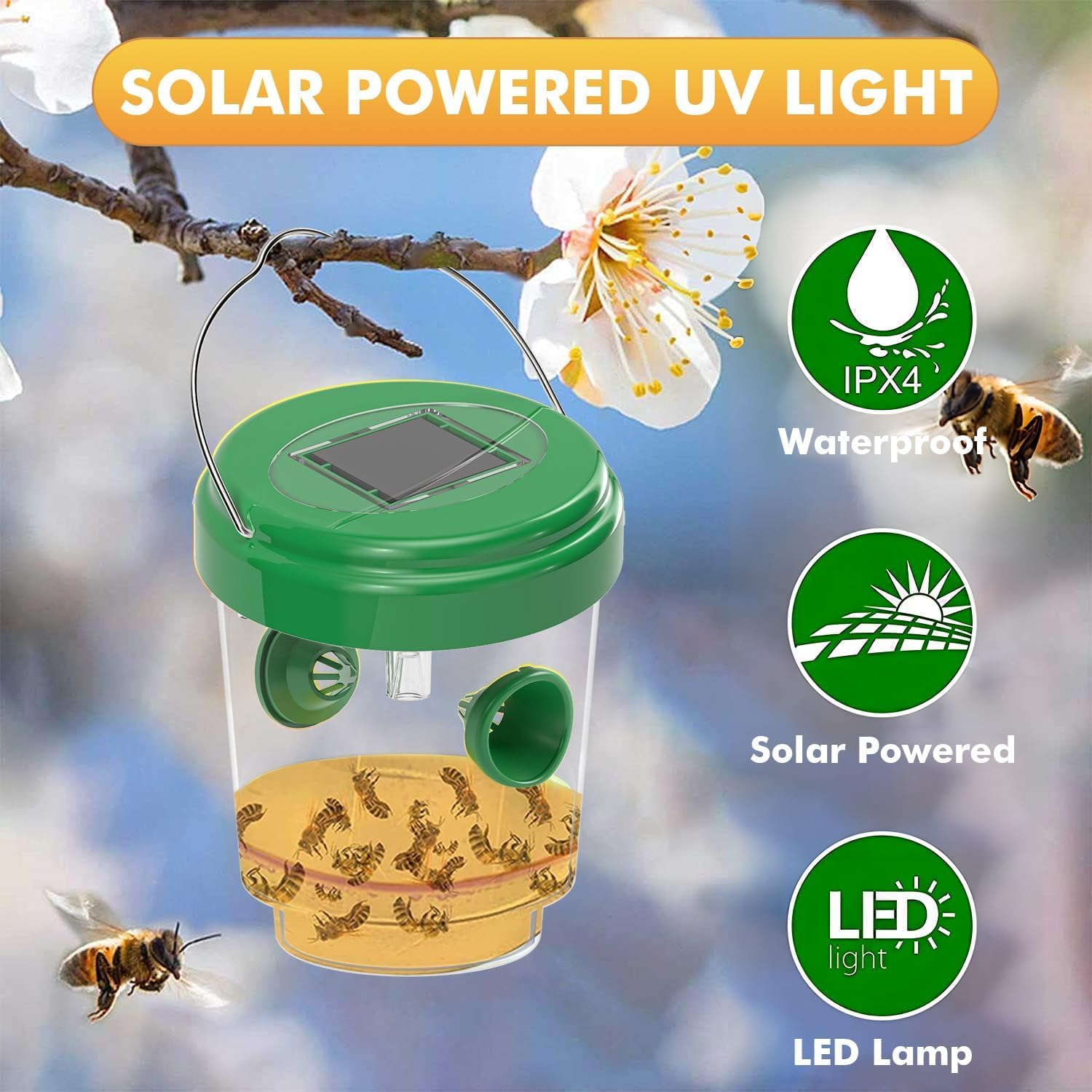 Outtkitywi Wasp Trap is simple to install and use.