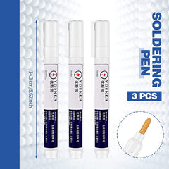 Outus rosin solder pen tip detail with a precise 10 ml felt tip for flux control.