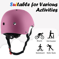 OUWOER Kids Bike Helmet adjustable dial for a snug, secure fit.