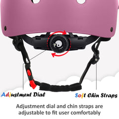 OUWOER helmet adjustment dial highlights easy fit for growing kids