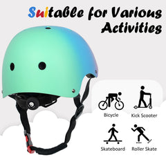 OUWOER kids bike helmet adjustment dial, easy custom fit
